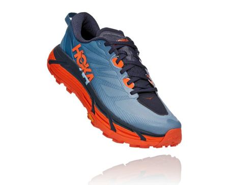 Hoka One One Mafate Speed 3 - Sapatos De Caminhada Homem Azuis | PT-XQbohna